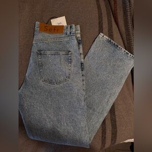 Men's Classic Blue Straight Jeans
